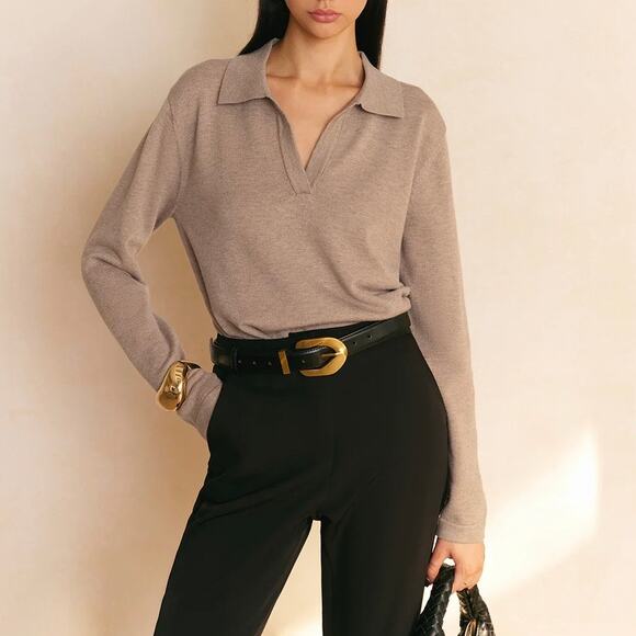 Commense Leisure Collared Pullover Sweater XS NWT - Picture 1 of 7